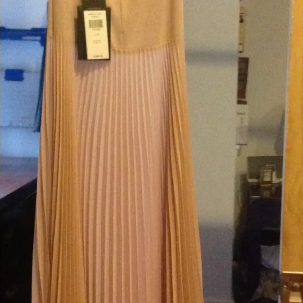 Herve leger Eliza dress gown Small beige beaded small nude - Picture 7 of 11